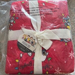 Peanuts Christmas Blanket
